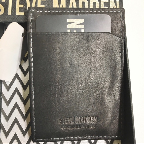 Steve Madden Other - Steve Madden Antique Leather Money Clip